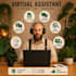 do virtual assistant, research and online admin tasks