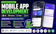 develop ios, android and flutter mobile apps with ai integration and backend
