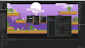 do a complete 2d platformer game using game maker studio and construct 3