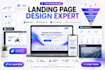 build landing page on unbounce, getresponse, carrd website design