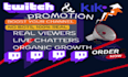 grow your twitch stream organically and boost engagement