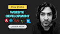 develop full stack web application using angular react node
