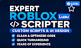 create custom roblox scripts