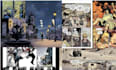 comic page, anime comic and graphic novel illustration in digital comic art