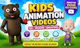 create 3d kids animation and nursery rhyme videos