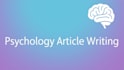 write psychology article on anxiety and stress