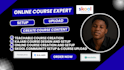 setup, create, upload online course content on skool community, teachable, skool