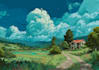 make amazing fantasy environment landscape