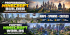 build custom minecraft map city castle spawn world as professional builder