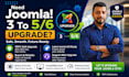 do upgrade,  update, migration for joomla website