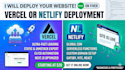 deploy your website to vercel or netlify
