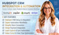 integrate hubspot CRM zapier shopify automation workflow