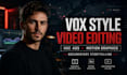 create vox style documentary video with edit map animation and motion graphics