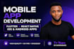 mobile app development flutter react native ios android flutterflow