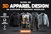 do 3d apparel design 3d garment modeling clothing 3d modeling