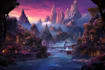 design amazing fantasy landscape