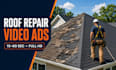create roof repair and roofing contractor promo video ads
