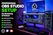setup professional obs studio for streaming and podcast