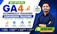 setup ga4 ecommerce tracking, google ads conversion tracking via GTM