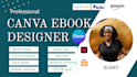 journal design, canva ebook design redesign workbook formatting for amazon kdp