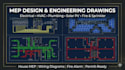 mep house mep design electrical systems wiring diagram and fire alarm systems