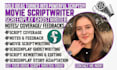 write screenplay screenwriting movie script edit youtube script comedy script