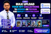 bulk upload your nft collections to opensea or polygon and deploy a minting dapp