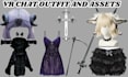 edit, rig or create vrchat outfit, props weapons and accessories for your avatar