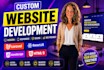 do website development as full stack developer, PHP laravel HTML CSS react