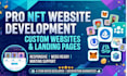 develop nft minting website with smart contract wallet integration