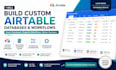 build custom airtable databases and workflows to streamline your business