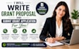 write grant proposal grant editing and submit grant application for you