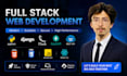 do full stack development with django python and react