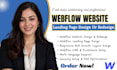 develop webflow website, webflow design, webflow redesign, webflow landing page