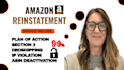 write amazon appeal letter for section 3 reinstatement and plan of action