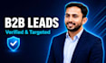 do targeted b2b lead generation and verified email list