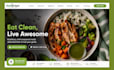 build seo optimized meal prep website, design nutrition, diet, meal plan store