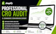 do shopify cro audit website audit and cro audit to increase conversion rate