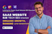 do saas website b2b tech seo strategy organic growth, ranking lead generation