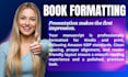 do amazon kdp formatting, kindle formatting, paperback formatting, book layout
