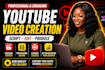 create engaging youtube videos with editing, script and content strategy