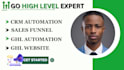 setup and manage gohighlevel website, emails SMS automation