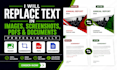 replace text in images, screenshots, pdfs, and documents professionally