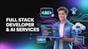 do full stack website development, ai chatbot, ai website developer