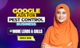 setup and manage ppc google ads for pest control services
