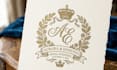 design a royal wedding logo