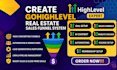 create gohighlevel website gohighlevel real estate sales funnel system