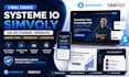 create systeme io simvoly sales funnel website landing pages membership expert