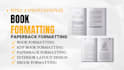 be your book formatter, ebook formatting, paperback for book publishing