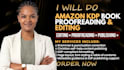 proofread, edit and format christian novel, manuscript or journal for amazon kdp